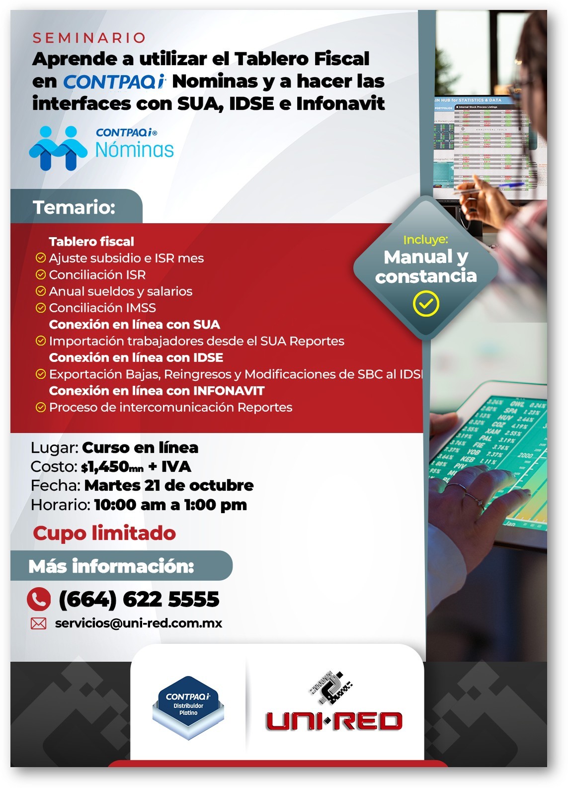 Seminario: Tablero Fiscal en CONTPAQi® Nominas