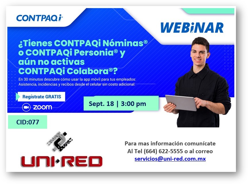 ¿Aún no activas CONTPAQ i® Colabora?