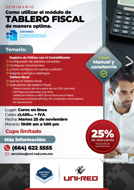Seminario Contabilidad Tablero Fiscal