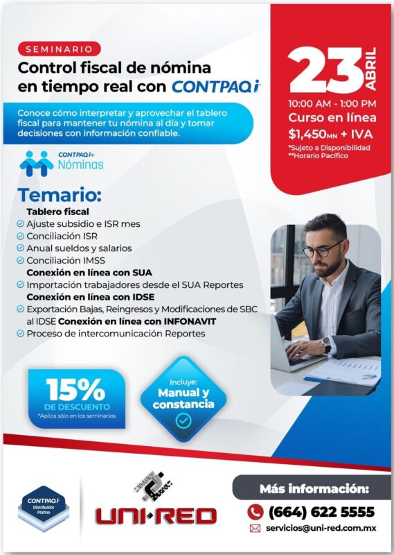 Seminario Web Tablero Fiscal Nominas